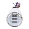 Fuel Level Oil Pressure Water Temp Meter 52mm 3 in 1 Backlight Digital Boat Marine Meter for RVs Trucks Cars