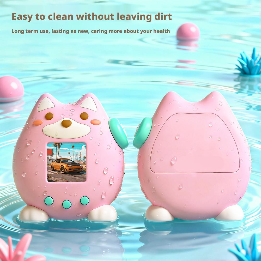 Silicone Protective Cover With Knob Cap Anti-Scratch Game Console Case Protector Cartoon Soft Shell For Tamagotchi Paradise
