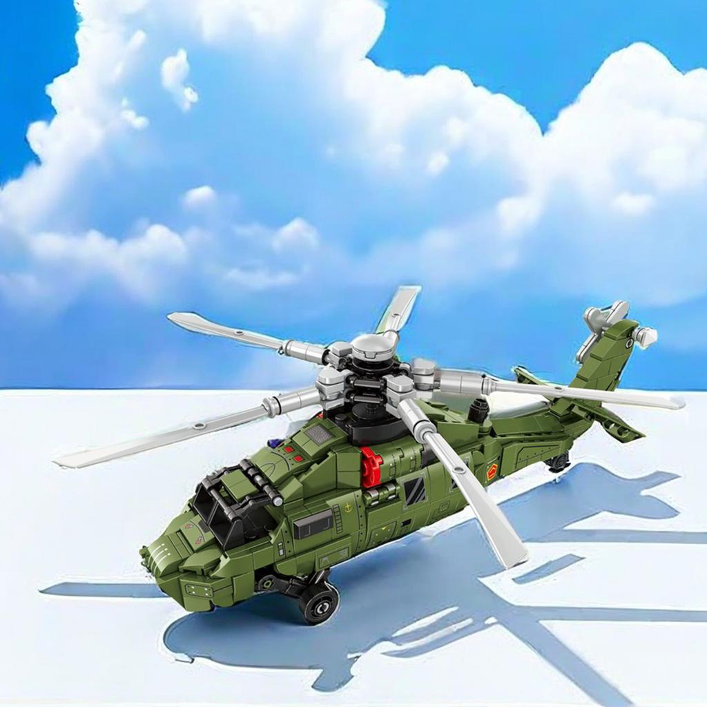 478 Teile Helikopter Bausteine Spielzeug Technologie Montage Modell Steine Lernspielzeug Schreibtisch Dekoration Geschenke