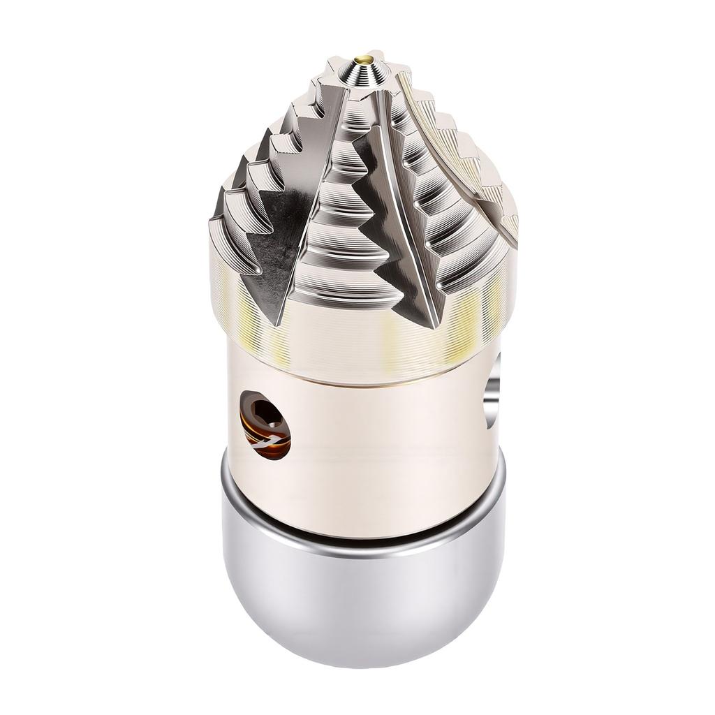 3 8 Inch Sewer Jetter Nozzle 360 Degree Rotating Stainless Steel Pressure Washer Nozzle for Drain Pipe Cleaning 15L Min