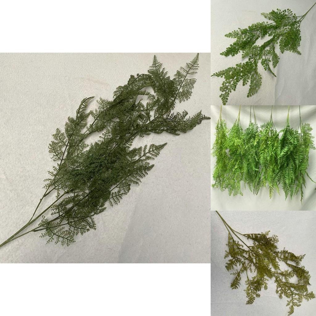 Artificial Soft Rubber Vine Greenery Wall Decor For Home Staging Photography