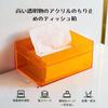 Itisyou Tissue Case, Acrylic Tissue Box Holder, Napkin Dispenser, Wipes Case, Kitchen Storage Box, Desktop Organizer, Home Living Room Decor