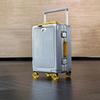 Drop-Resistant 24" Front-Opening Suitcase Set with Lock (20" Carry-On Included)