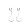 New Cold Wind Wearing Pearl Earrings Before and After Women's Simple Temperament Light Luxury High Sense Stud Earrings Versatile Fashion Earrings
