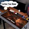 Custom Name Mouse pad Dragon's Fiery Warcraft game Mouse pad, Gaming Mouse Pad, keyboard pad, Desk Decor for computer notebook Fan Birthday Gift