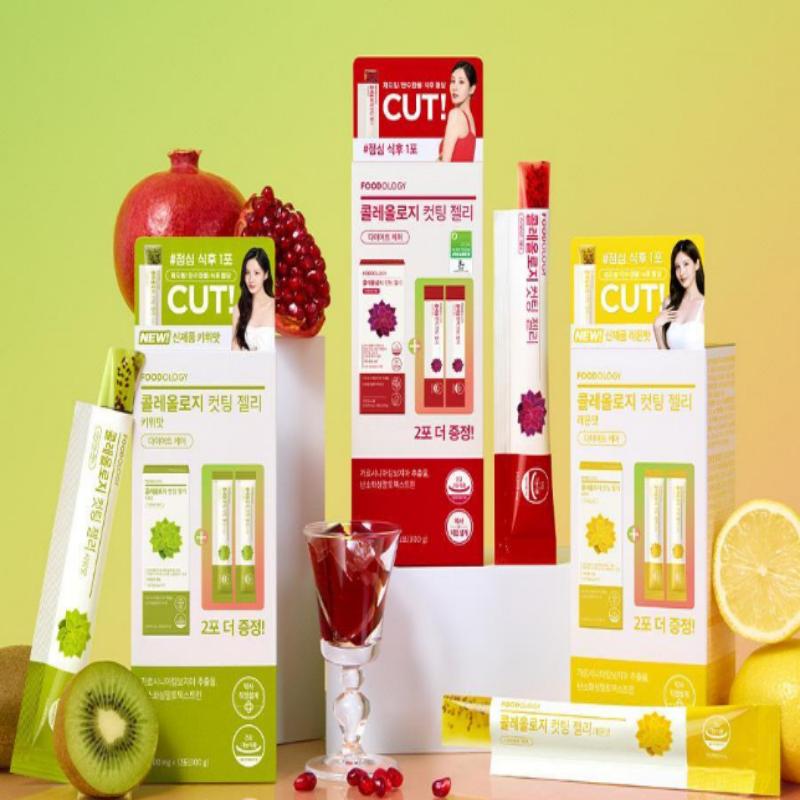 FOODOLOGY Coleology Cutting Jelly 10P+2P (3 Options)