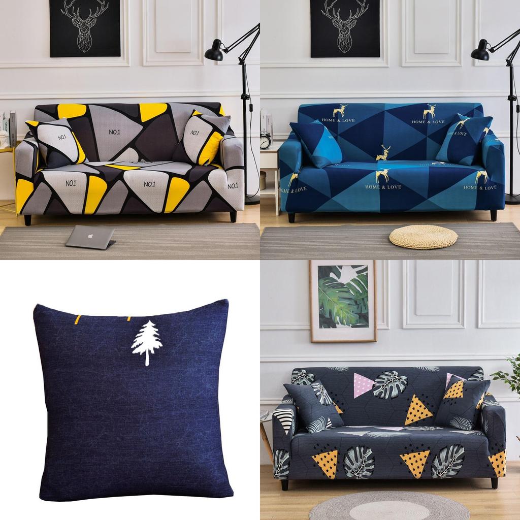 Weicher und knitterarmer Stretch-Überwurf für 1- bis 4-Sitzer-Sofa Heimschutz