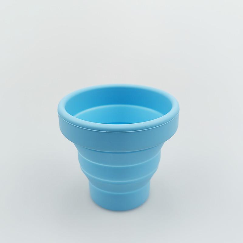 Folding Cups BPA FREE Food Grade Water Cup Travel Silicone Retractable Coloured Portable Outdoor Coffee Handcup