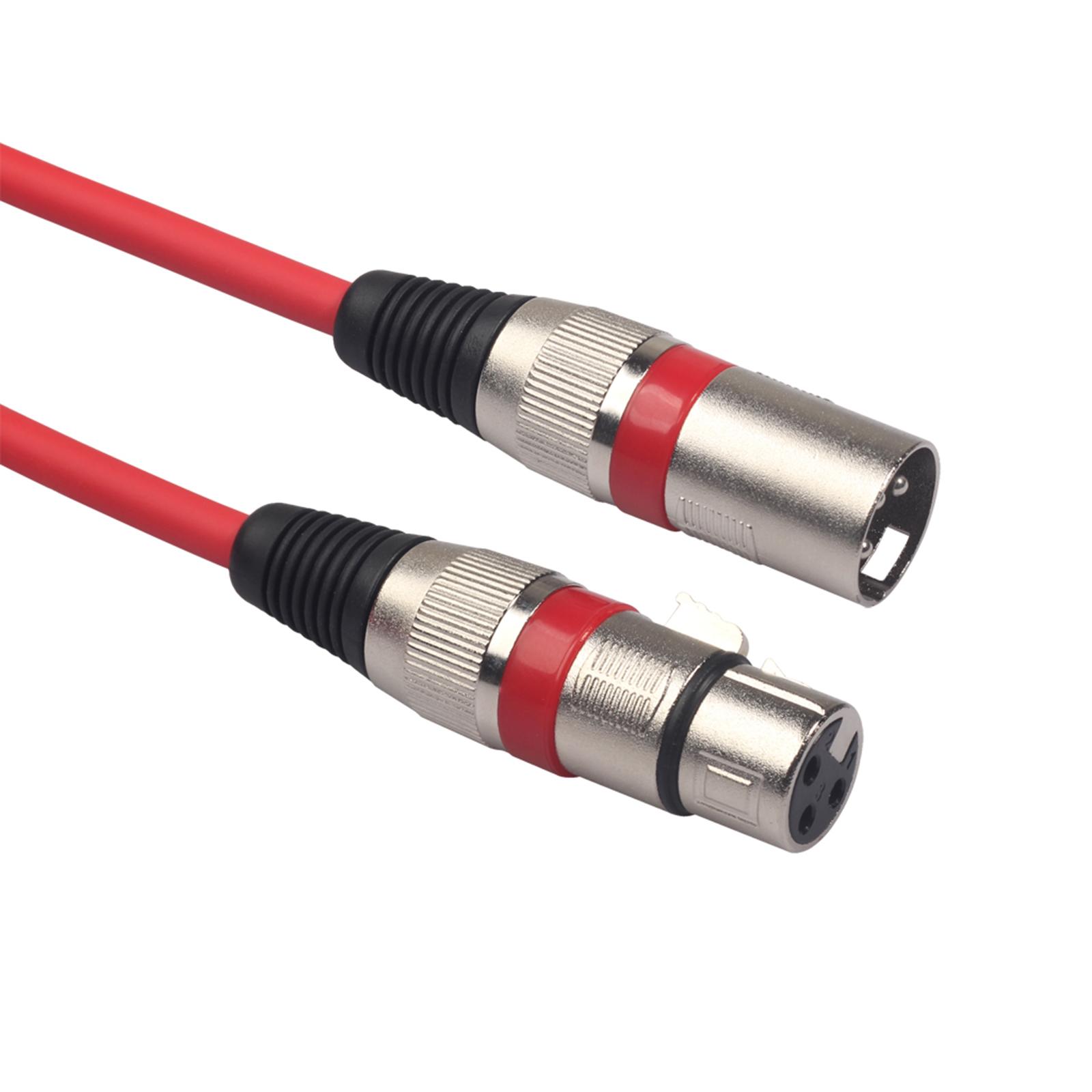 

6PCS Colorful XLR Mic Cables Set for Sound Mixing Stage Performance
