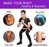 Different Resistance Bands Yoga Band Fitness Exercise Training Hip Tension Band Leg Squat Dance Elastic Loop Stretch Band