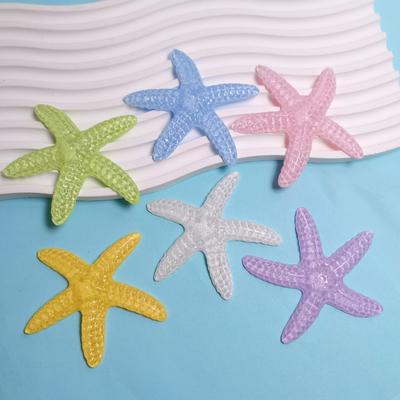 100pcs Mixed Flatback Tiny Starfish Resin Figurines for Hair Bow Decoration  Ornaments Slime Flatbacks Charms 70mm