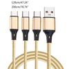 USB C Charging Cable USB 2.0 Type A Male to USB Type C(USB-C) Male 1 to 3 Splitter Cable Charge Connector Adapter