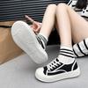 Fashion 2025 New Thick Soled Canvas Shoes for Women New Spring and Autumn Versatile Shoes Casual Sports Shoes Retro Board