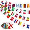World Cup Flag Bunting, 2026 World Cup Decorations, 50ft/15m World