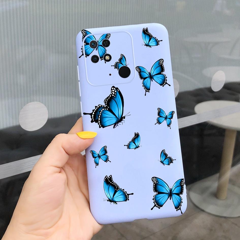 For Xiaomi Redmi 10C Phone Case New Popular Flower Painted TPU Cover For Xiaomi Redmi 10C 4G Bumper Redmi10C NFC 2022 Soft Funda
