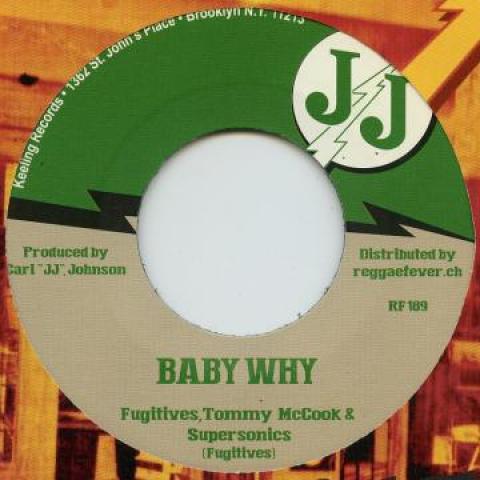 7inch Record FUGITIVES, TOMMY MCCOOK, SUPERSONIC - Baby Why / People Of Today RF189 Sir JJ/Reggae F 1966 Europe Reggae, Ska & Dub