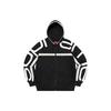 Supreme Big Logo Paneled Zip Up Hooded Sweatshirt 'Red White' Men's SUP-FW20-305