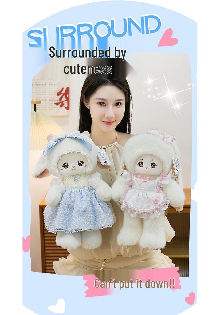 Cute Nina Little Sheep Plush Toy - Heart Princess Rabbit Birthday Gift