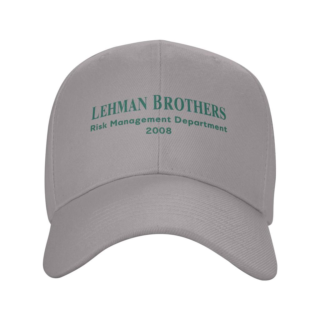 Lehman Brothers Risk Management Department 2008 Baseball Cap Street Style Men Trucker Hat Sun Visor Design Fishing Baseball Caps