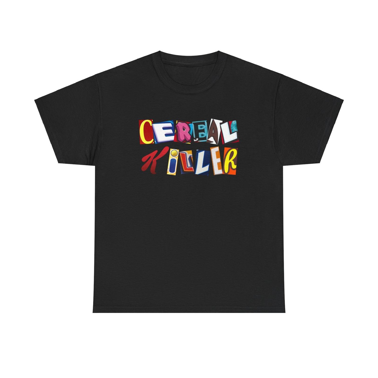 Cereal Killer Breakfast Funny Unisex Heavy Cotton Tee XL