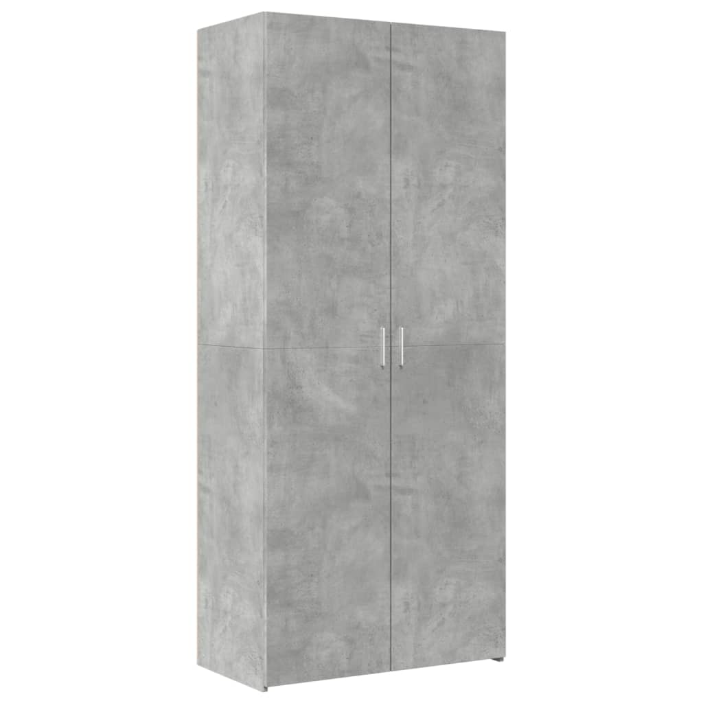 Highboard Concrete Grey 80 x 42.5 x 249 cm Particleboard