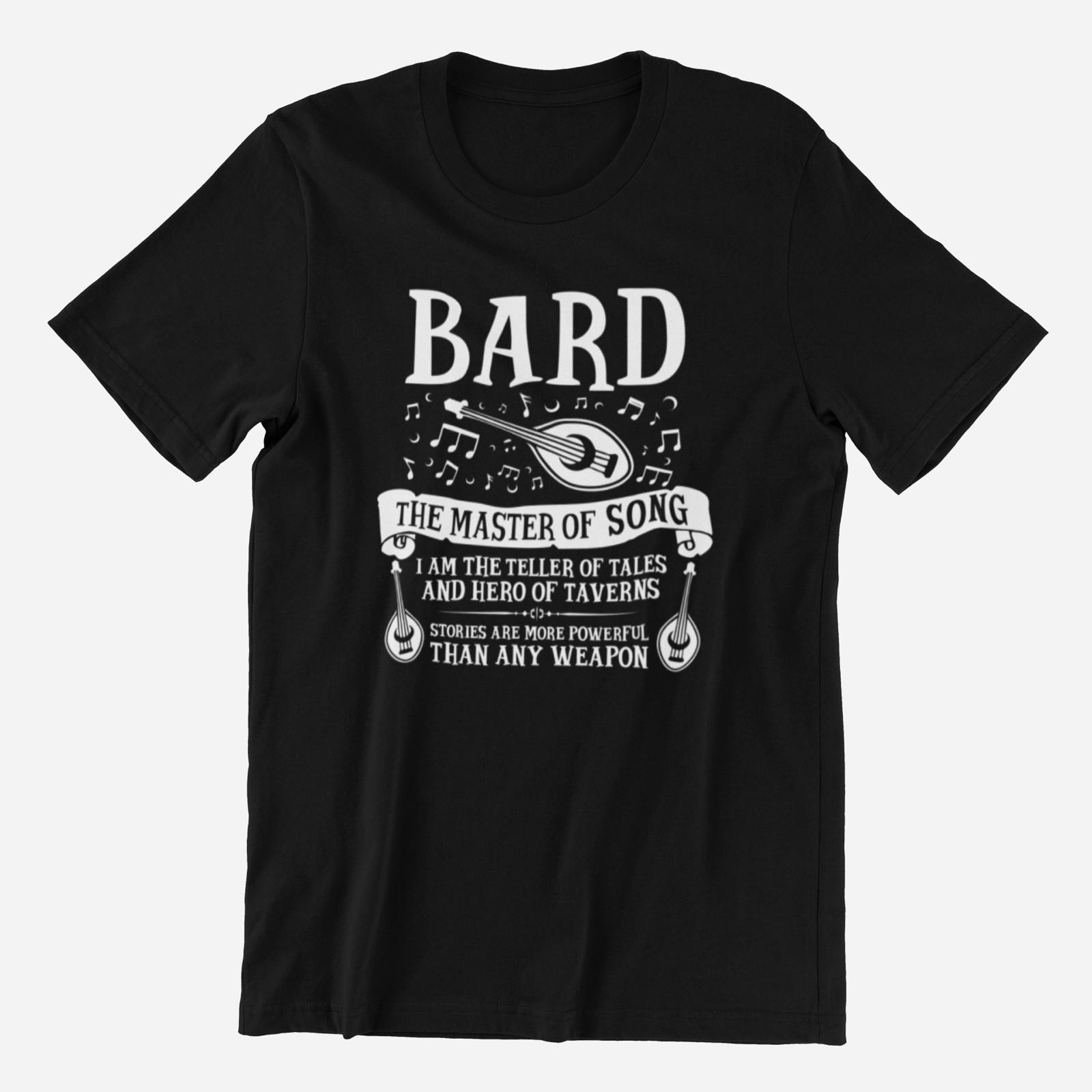 Dungeons and Dragons Bard T-Shirt Mens Womens Tees Top S