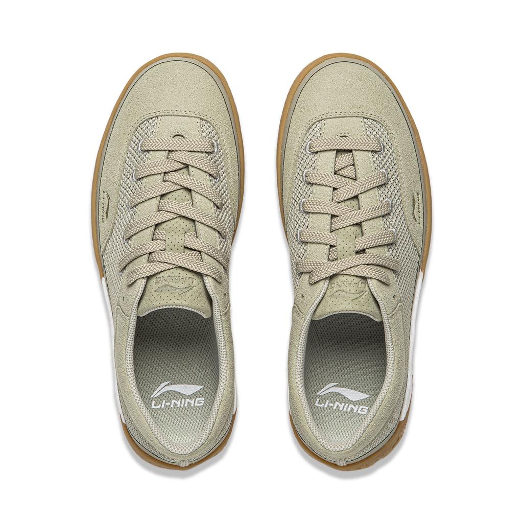 Li Ning Break The Mold Slip Resistant Cushioning Abrasion Resistant Breathable Low top German Army Trainers Women's AGCW208-4