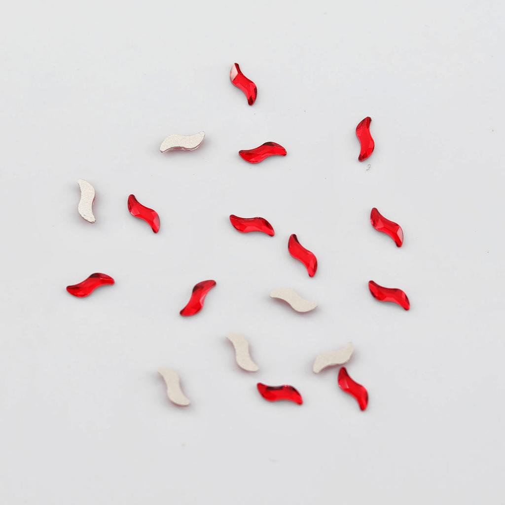 Pachet întreg de Crăciun de Anul Nou, mic, mare, roșu, fund plat, formă specială, diamant, artă pentru unghii, ornament pentru unghii, diamant roșu în formă specială