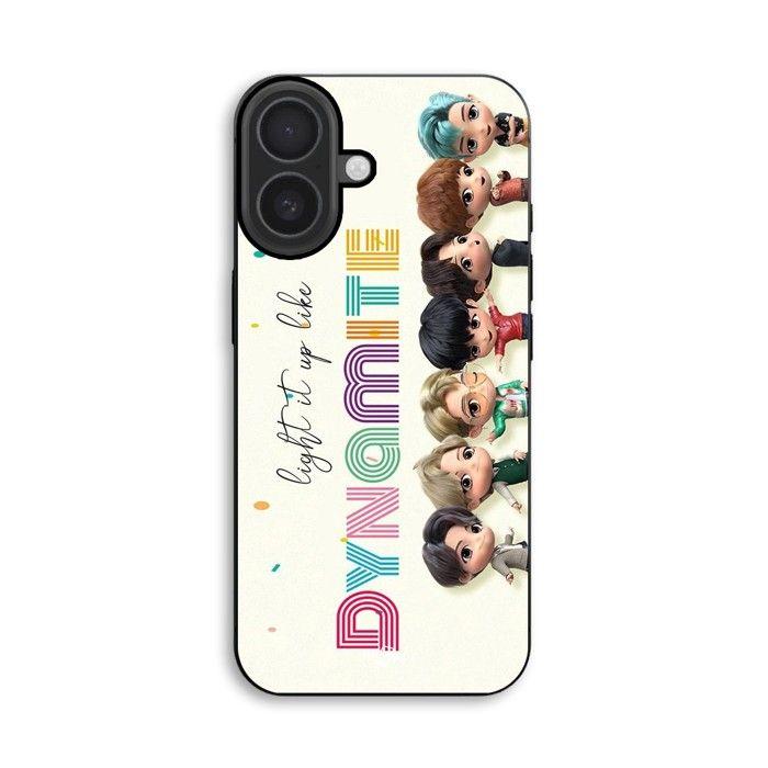 Hülle Für iPhone 18 Kpop BTS Avatar Album Dynamite Maniacase schwarz