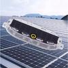 Solarbetriebenes blinkendes Warnlicht LED-Warnsicherheitsblinken durch Blitzlicht Einstellbar Auto-Parkleuchte Hinten Warnlicht
