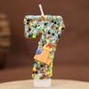 Creative Digital Birthday Candle Cake Party Decoration Birthday Candle Diy Castle Candle