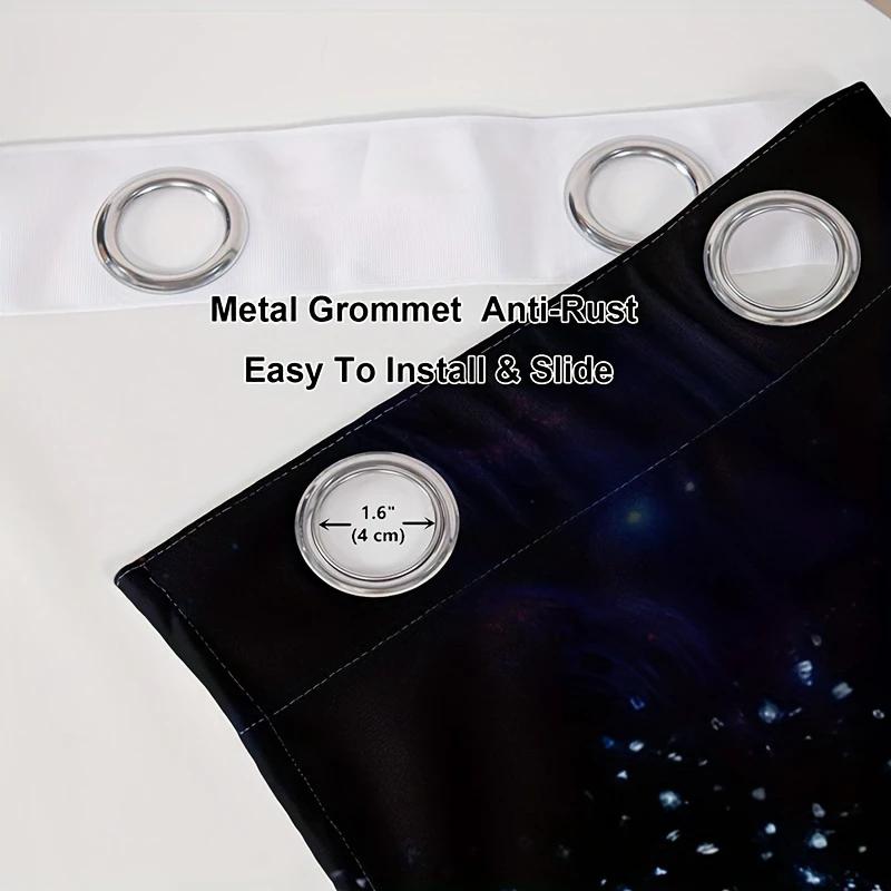 2 pieces of Ice and Fire Wolf fashion printed curtains, bedroom and living room, home decoration, room decoration