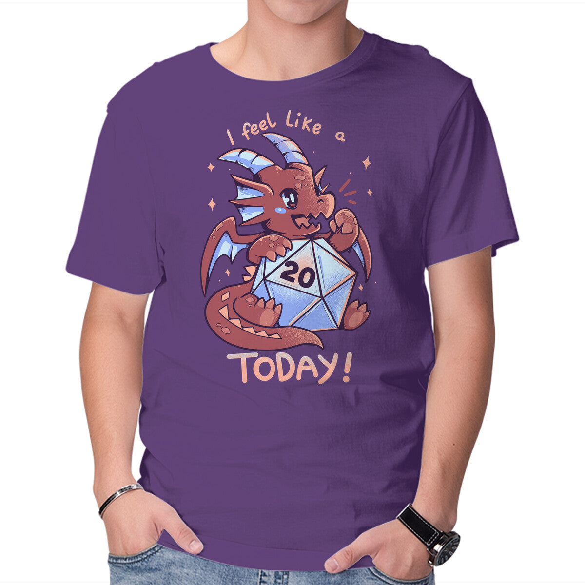 Unisex Crew Neck T-Shirt Rolled A 20 Today Graphic Short Sleeve Casual Tee S