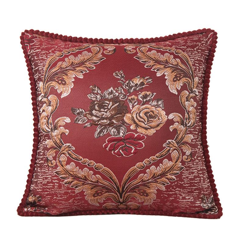 48x48cm 1pcs European Jacquard Pillow Cover Car Bedroom Home Theme Decoration Pillowcase Soft and Wear-resistant Square Sofa Waist Cushion Covers