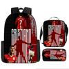 Cartoon Kids Backpack Set of 3, Anti-Water Polyester School Bag with Crossbody Bag and Pencil Case, Boys Girls Gift Less