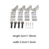 4 Pieces of RC Airplane Control Accessories with Ball Head, Lightweight Replacement, High