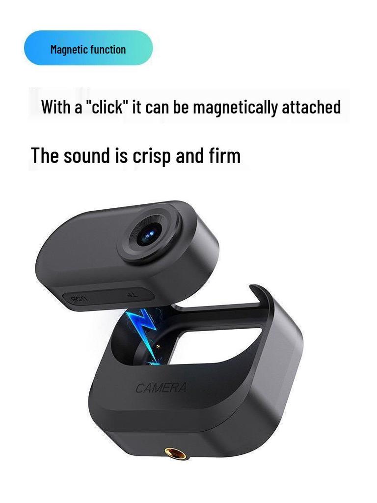 HD Action Camera for Students: Magnetic, Rechargeable, Outdoor Recorder for Motorcycles & Bicycles