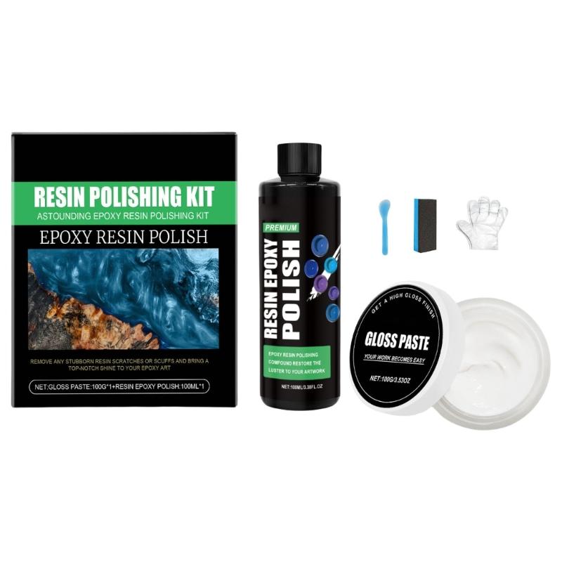

Complete Epoxy Resin Refinishing set Comprehensive Epoxy Resin Polishing designs for Efficient Scratch Removal & Polishing 1