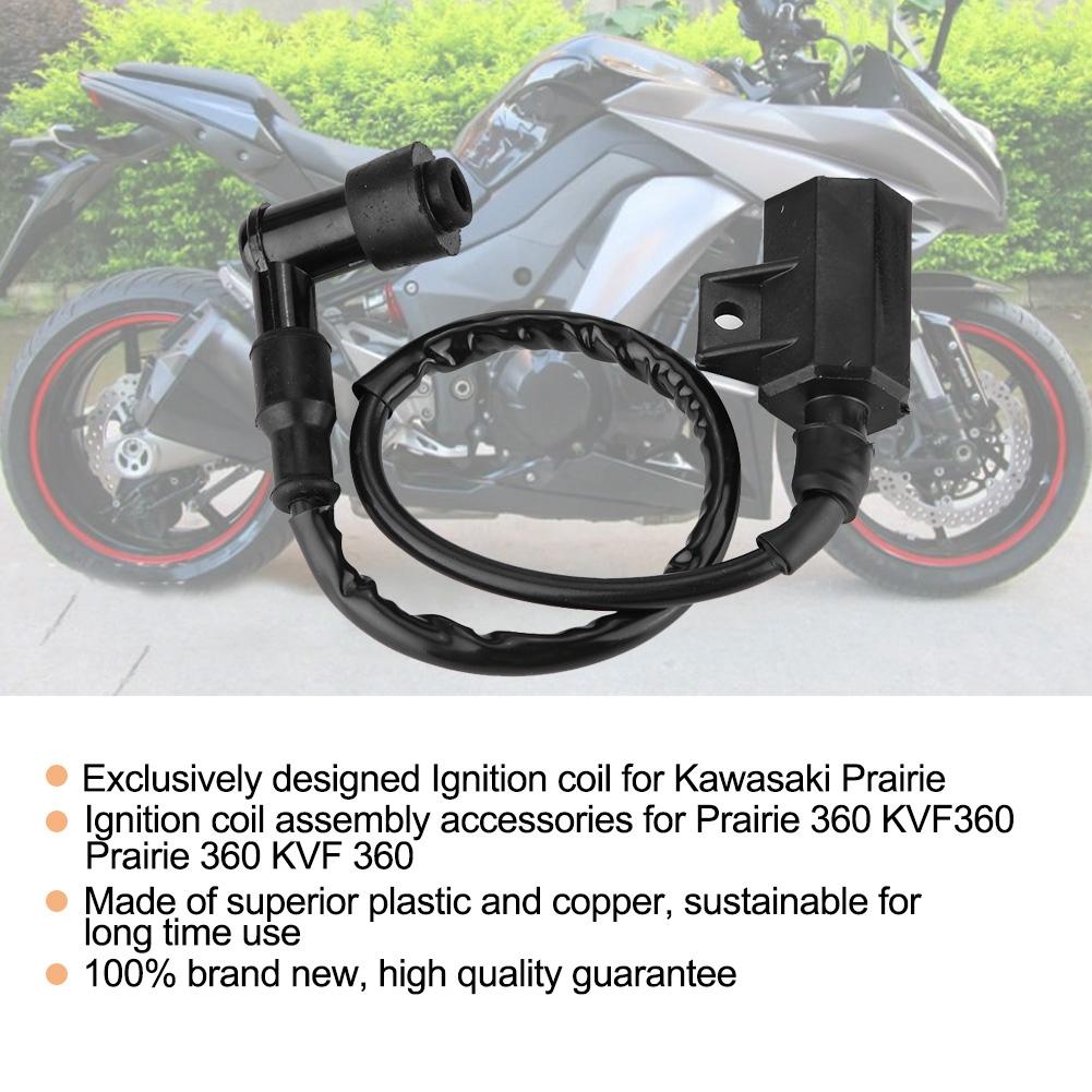 Ignition Coil Assembly Accessories for Kawasaki Prairie KVF360 2003  2012