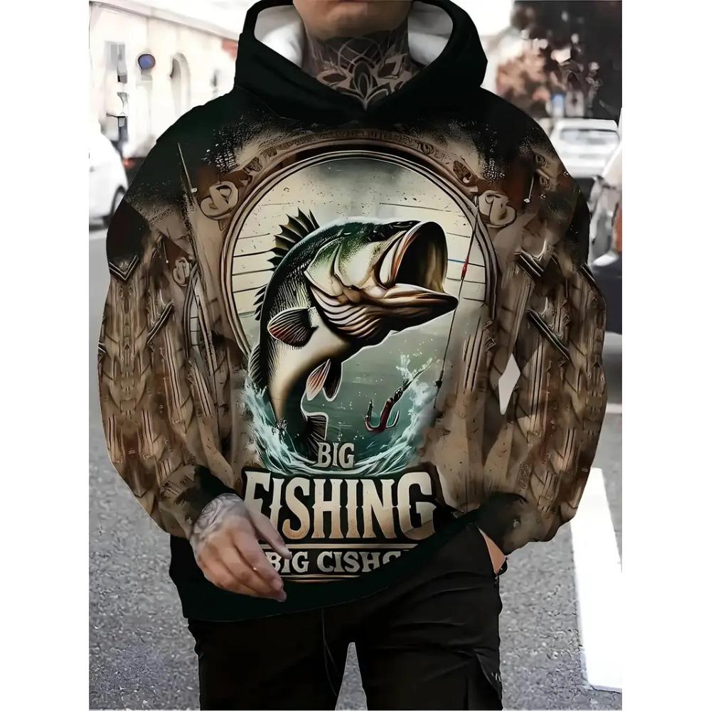 Camouflage Fishing 3D Print Hoodie Men Women Fashion Casual Hoodies Sweatshirt Outdoor Sports Tracksuits Pullover Men's Clothing