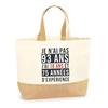 Jute Bag - PLANETEE - 93 Years Experience - Multicolored - Jute Canvas - Made In France