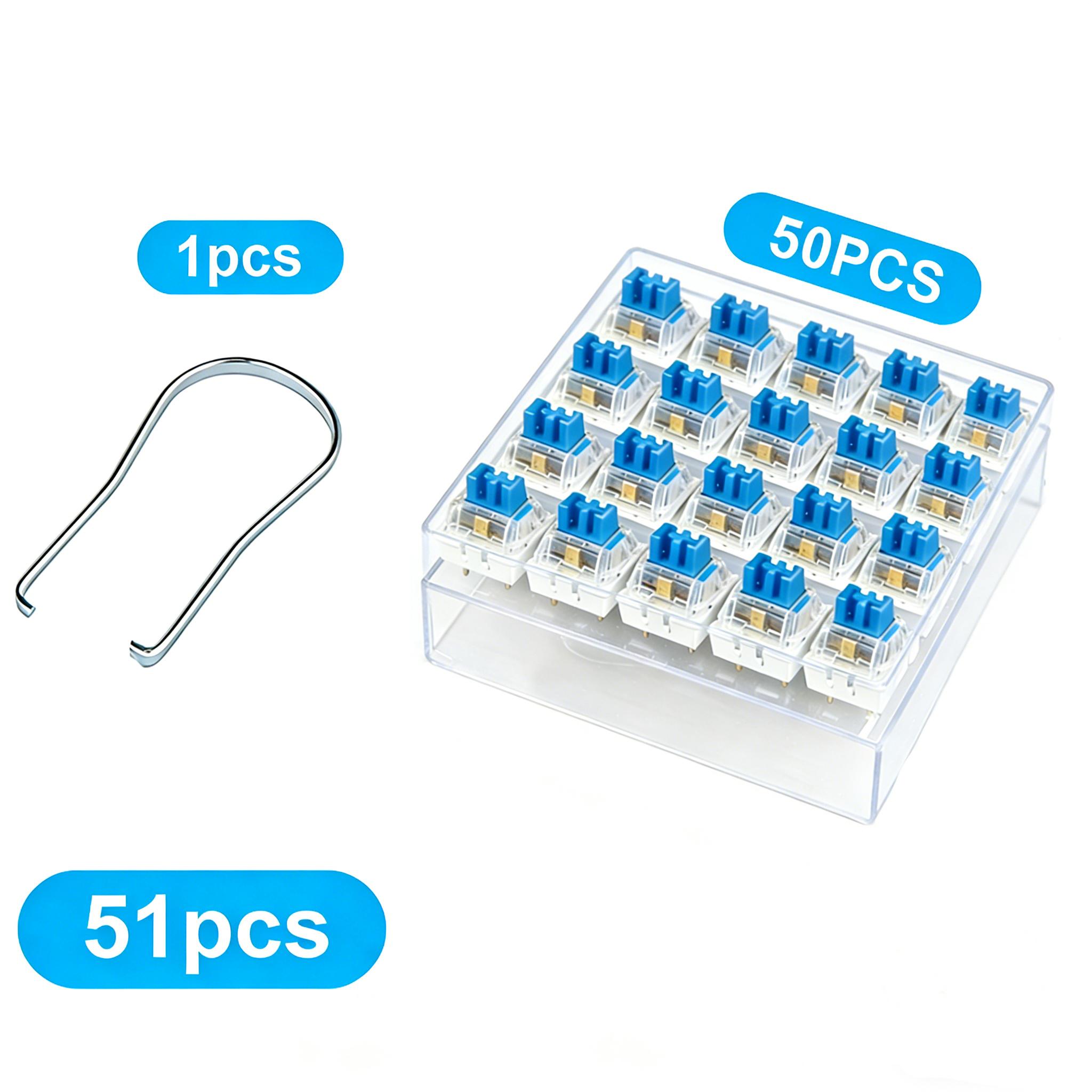 

50/100pcs Keyboard Switch Keyboard Clicker Key Replacement 3Pin Tactile Switch For MX-style Mechanical Keyboards