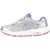 Go Run Consistent Comfortable Versatile Low-Top Casual Running Shoes Women Sneakers Silver Purple 128281-SLPR