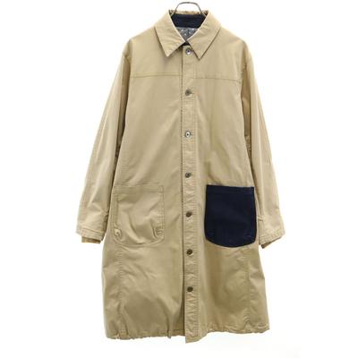 Daboro Abrigo de cuello de acero inoxidable con cambio de denim 5 beige Hombre Usado