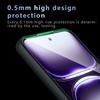 For Oppo Reno12 Pro 5G (Global) Case Matte Skin-Touch TPU+PC Phone Cover,Transparent Black