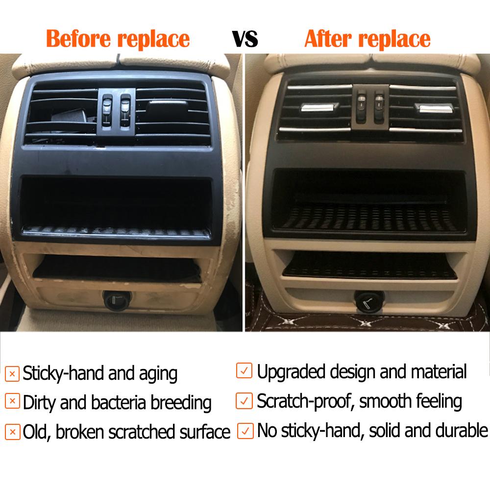 Rear Air Conditioner AC Vent Grille Outer Frame Surrounding Panel Replacement For BMW 5 Series F10 F11 520i 523i 525i 528i 535i