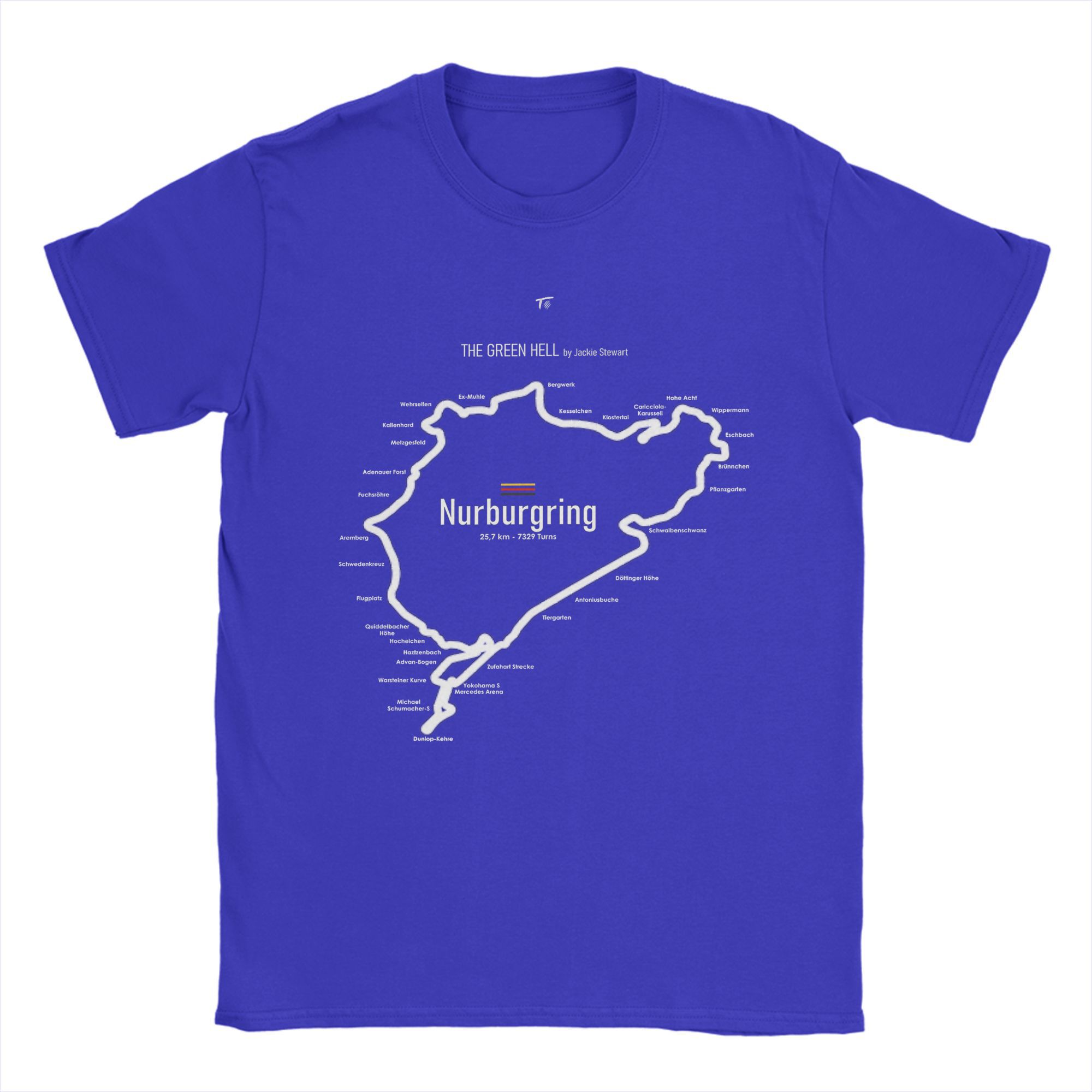 

The Nurburgring Nordschleife T-Shirt Summer Hip Hop T-Shirts Men s Cotton O-Neck Clothes Short Sleeve Streetwear Tshirt L