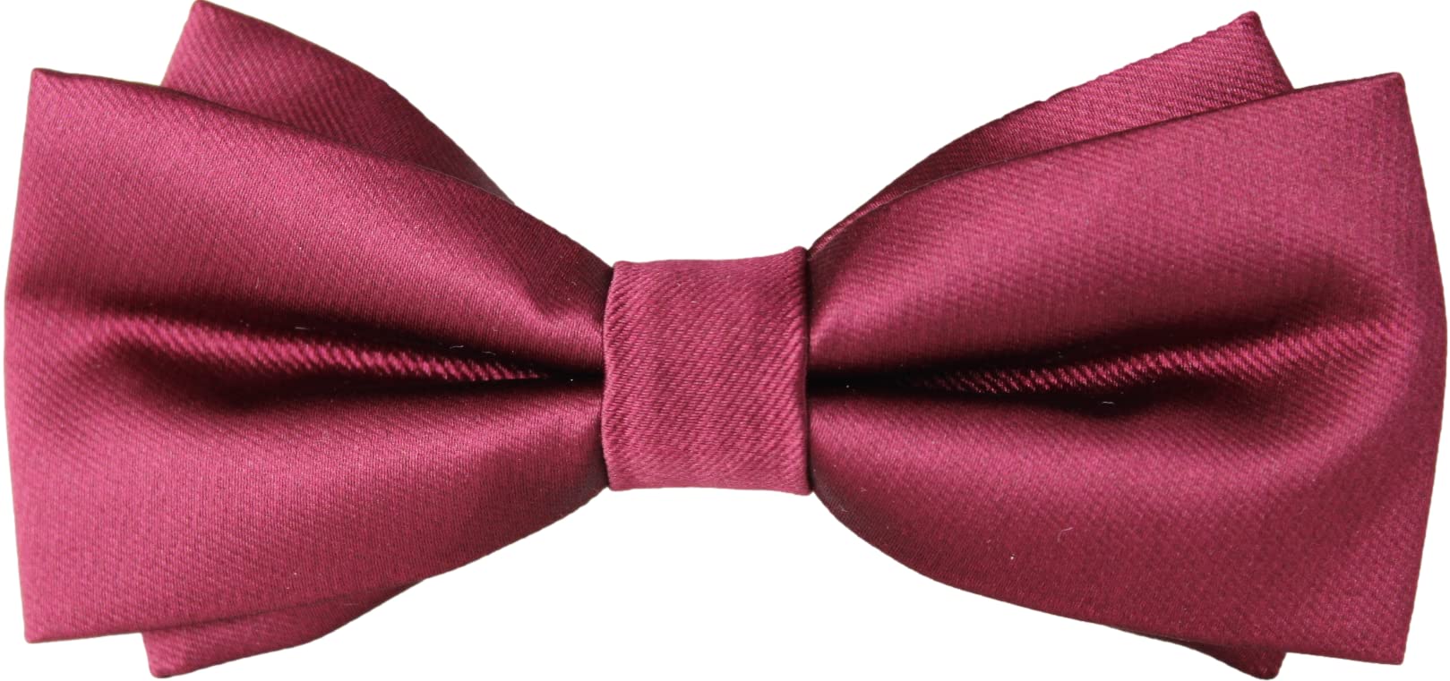 [Best Item] Bow Tie for Men & Kids - One-touch Tie, Ribbon Tie, Easy Hook Bow Tie, Wine Red, Small Bow Tie 0405