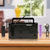 High Quality Retro Portable Radio USB TF AM FM SW Multiband Vintage Home Card Radio Bluetooth Speaker With Light Rechargeable DC