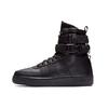 Air Force 1 Triple Black Skórzane Damskie 857872-005